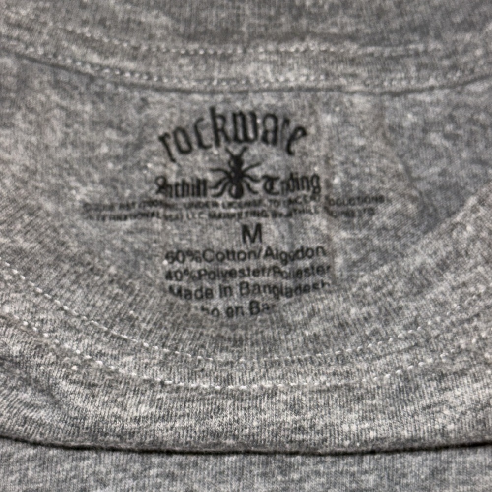 Rock ware The Rolling Stones Women’s Short Sleeve Tee Shirt Size Med Grey - Picture 4 of 5